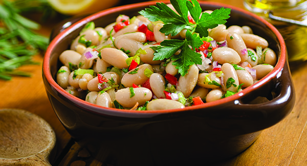 Cannellini Beans with Shallots and Sage 