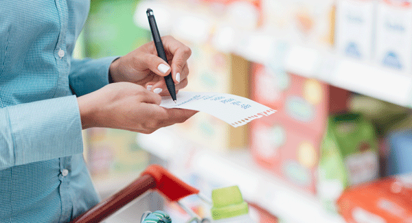Shopping List for Gout 