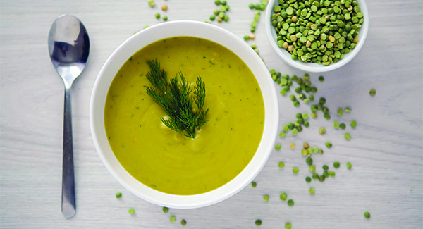Low-Sodium Pea Soup 