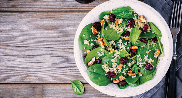 Arthritis Recipes | Spinach Salad with Strawberries