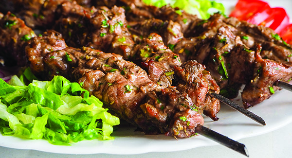 Marinated Lamb Skewers  