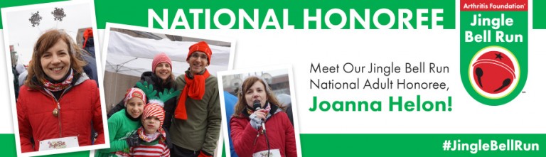 National Adult Jingle Bell Run Honoree Joanna Helon Fosters Hope