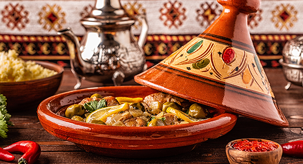 Moroccan-Inspired Chicken and Turmeric Rice