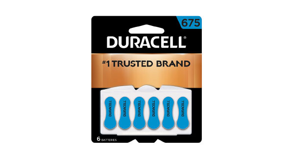 Duracell Hearing Aid Battery Size 675 