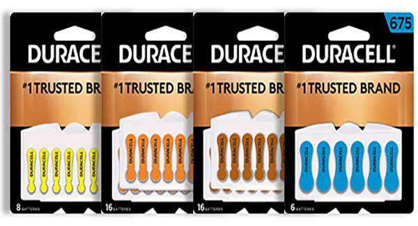 Duracell Hearing Aid battery tab