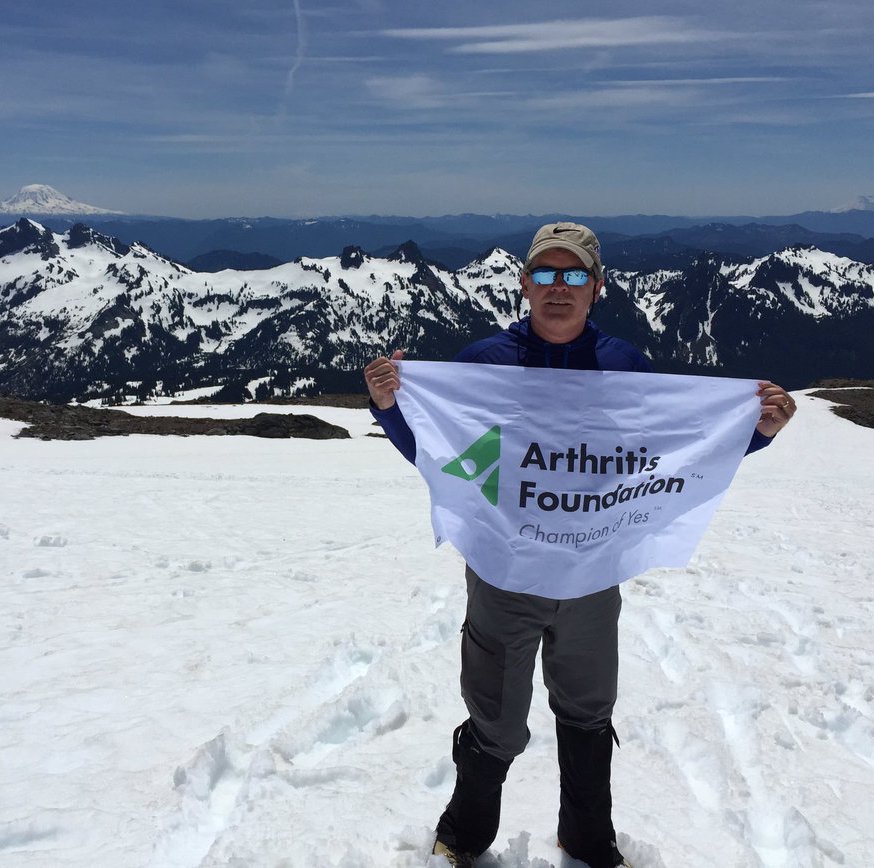 David Fortanbary Climb for Arthritis