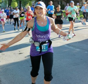 Jill Konopka en la Marathon de NYC de Arthritis Foundation