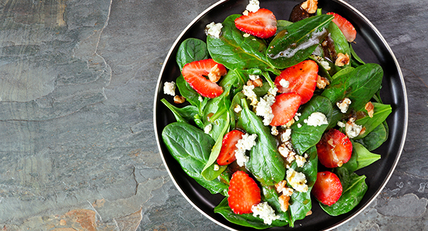 Arthritis Recipes | Spinach Salad with Strawberries