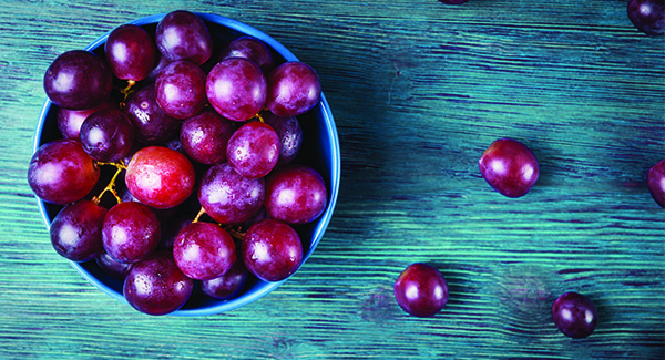 Low-Sodium Pickled Grapes 
