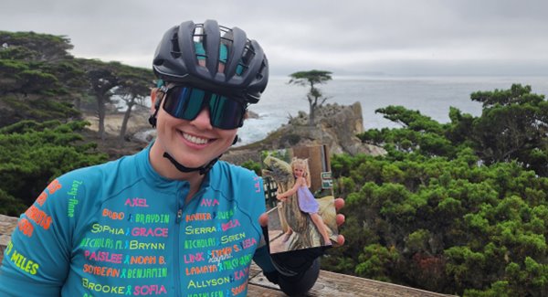 Jenn McGinnis Pedals CCC for Kids With JA