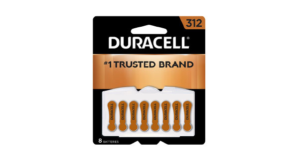 Pilas para audífonos Duracell tamaño 312