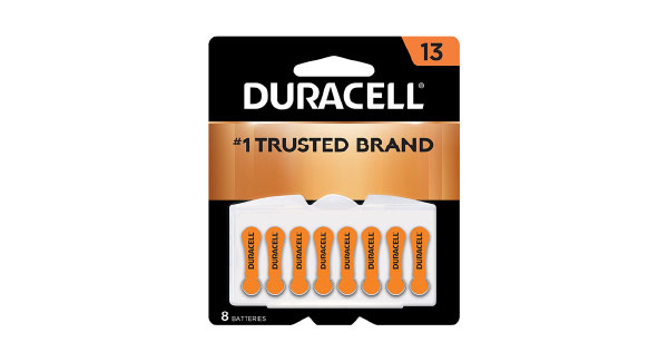 Pilas para audífonos Duracell tamaño 13