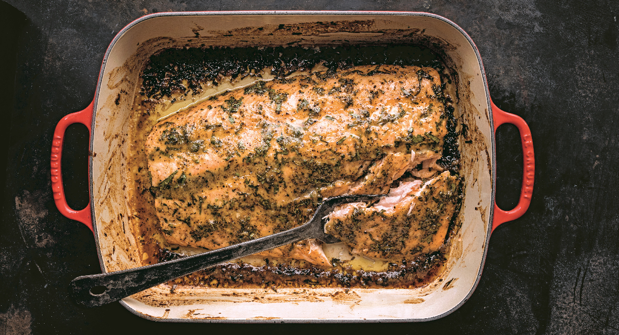 Slow Roasted Salmon