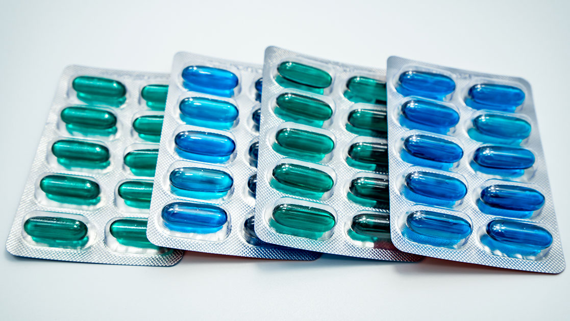 blísteres de medicamentos de venta libre